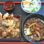 熊野前にある舘漁亭はお刺身や天ぷらが美味しい和の食堂！780円のあなご天丼はコスパ抜群でした