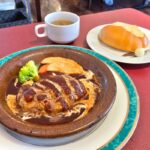 東尾久にある「レストラン山惣」のデミグラスソースたっぷりなハンバーグが最高の美味しさ！