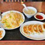 新三河島駅の近くにある中華料理の「常記」でエビチャーハンと餃子のセットを食べてみた